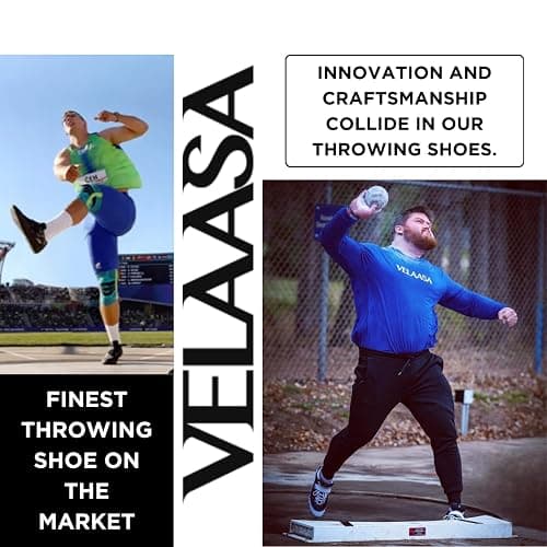 VELAASA Stones | Throwing Shoe | Men and Womens Discus Throw Shoes | Shotput and Javelin Shoes | for Running | Track and Field Equipment | Training Gear thumbnail 3