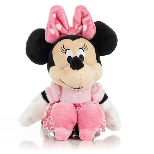 KIDS PREFERRED Disney Baby Minnie Mouse Stuffed Animal Plush Toy Mini Jingler, 6.5 inches thumbnail 3