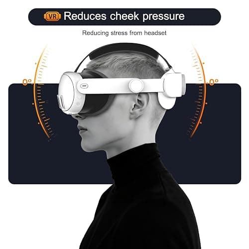 Adjustable Comfort Head Strap for Meta Quest 3S/Quest 3/Quest 2 - Elite Strap Replacement for Enhanced Support, Reduced Pressure & VR Gaming Immersion (T4 Quest 3S/Quest 3/Quest 2 Head Strap) thumbnail 5