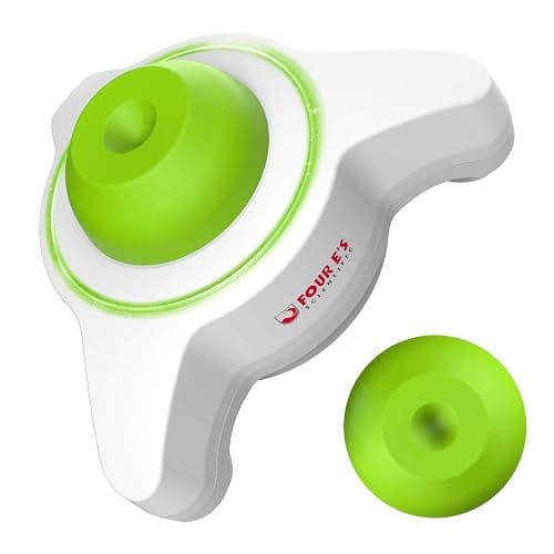 Mini Vortex Mixer with Extra Interchangeable Silicone Cap, Lab Vortex Shaker with Touch Function, 5600rpm, 6mm Orbital Diameter, for Acylic Paints, Nail Polish, Test Tubes, Green - Image 1