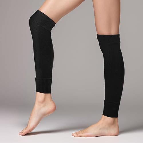 phnydreg 3 Pairs Leg Sleeve Shin Pre Cut Socks for Kids Youth Men Women Soccer Running Cycling thumbnail 6