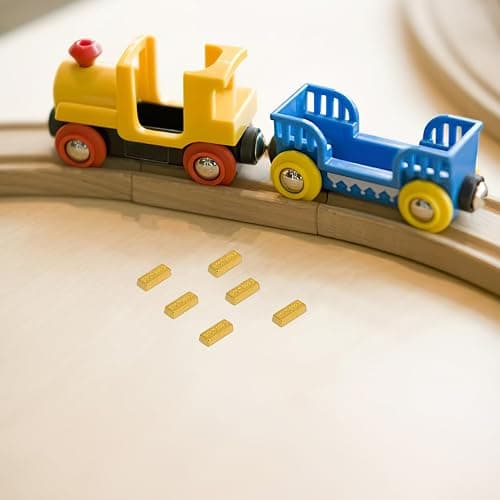 Gadpiparty Gold Bars, Fake Gold Bars, 0.59In Mini Fake Brick Decorative Toy for Dollhouse Miniature Scene Layout thumbnail 2