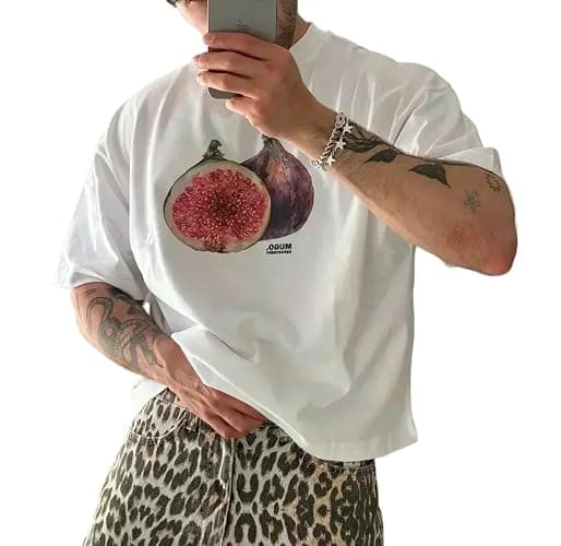 Cute Strawberry Beach Shirts Oversized Graphic Tees Women Short Sleeve Y2k Summer Tops 2000s Aesthetic Preppy Clothes thumbnail 4