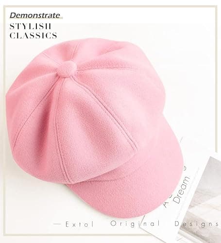 Sumolux Women Beret Newsboy Hat French Wool Cap Classic Autumn Spring Winter thumbnail 5