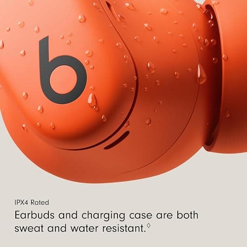 Beats Powerbeats Fit - Wireless Noise Cancelling Workout Earbuds with Secure-Fit Wingtips, Up to 30-Hour Battery Life, Sweat & Water Resistant, Apple & Android Compatible - Spark Orange thumbnail 7