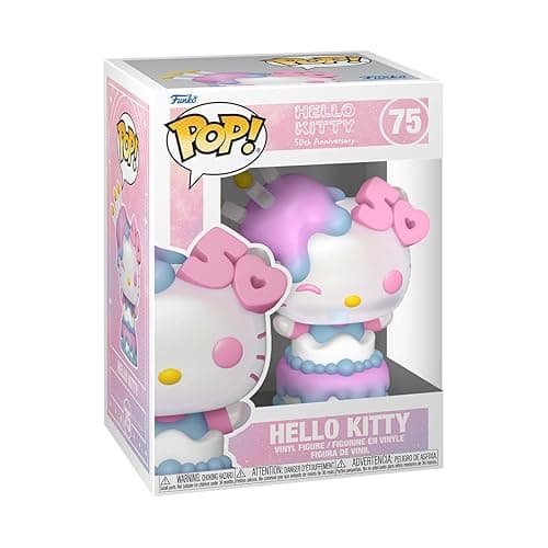 Funko POP! Sanrio: Hello Kitty 50th - Hello Kitty in Cake - Collectable Vinyl Figure - Gift Idea - Official Merchandise - for Kids & Adults - Anime Fans - Model Figure for Collectors and Display - Image 1