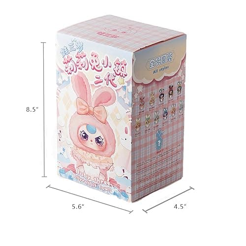 Baby Three Lily Rabbit Town Series 2 Plush Blind Box 1Pc (1 of 12 Possible Styles) Kawaii Cute Blind Box Figures, Random Design Action Figures Collectible Toys Home Decorations thumbnail 3