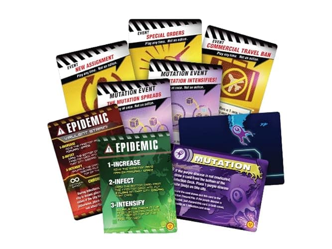 Asmodee Pandemic on the Brink Board Game EXPANSION - Face New Challenges and Save Humanity, Cooperative Strategy Game for Kids and Adults, Ages 8+, 2-5 Players, 45 Minute Playtime thumbnail 3