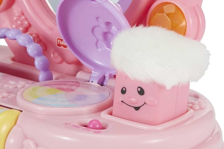 Fisher-Price Baby & Toddler Toy Laugh & Learn Magical Musical Mirror Pretend Vanity Set for Infants Ages 6+ Months (Amazon Exclusive) thumbnail 4