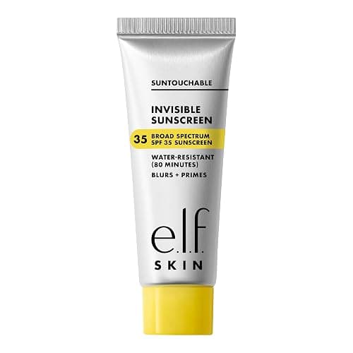 e.l.f. SKIN Suntouchable Invisible SPF 35 Mini, Lightweight, Gel-based Sunscreen For A Smooth Complexion, Doubles As A Makeup Primer, Vegan & Cruelty-Free - Image 1