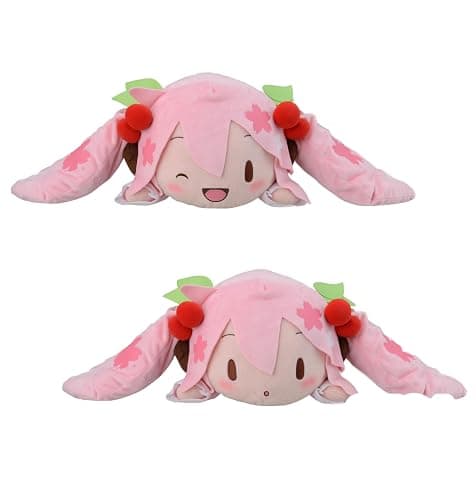 NESOBERI (Lay-Down) Hatsune Miku Series SP Plush Sakura Miku thumbnail 3