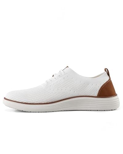 VILOCY Men's Casual Dress Sneakers Oxfords Business Mesh Breathable Walking Shoes Tennis Comfortable thumbnail 7