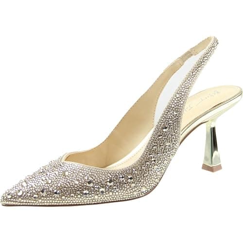 Betsey Johnson Womens SBCLARK Rhinestone Pointed Toe Pumps thumbnail 3