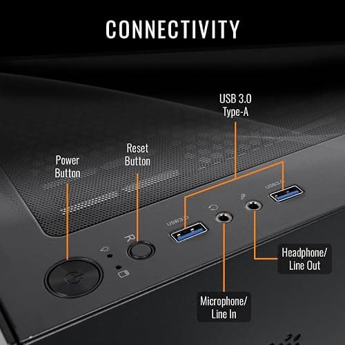 Thermaltake LCGS View i1460-170 Gaming Desktop (Intel Core™ i5-14400F, ToughRam 16GB DDR5 6000MT/s RGB Memory, NVIDIA GeForce® RTX 5060, 1TB NVMe M.2, WiFi, Windows 11) V17B-B760-560-LCS thumbnail 4