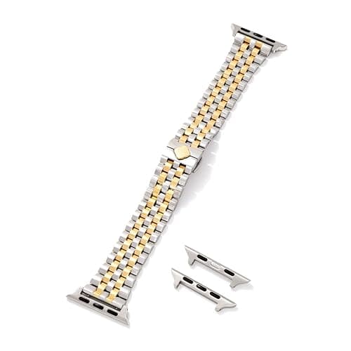 Kendra Scott Alex 5 Link Watch Bands, Compatible with Apple Watch® Series 1-8 and 20mm Samsung Galaxy Watch® thumbnail 2