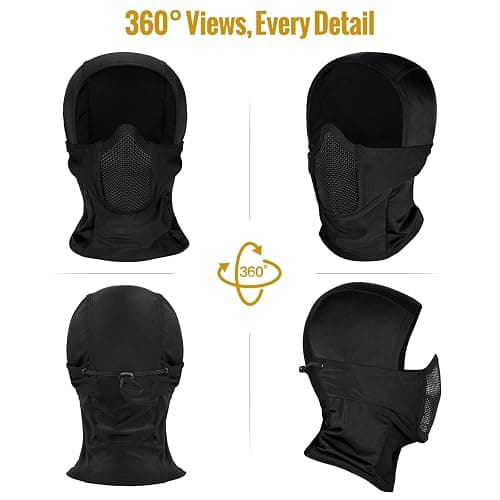 OneTigris Balaclava Mesh Mask, Ninja Tactical Mask with Full Face Protection for Outdoor thumbnail 4