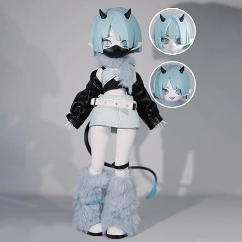 BEEMAI Cooze Devil Horns Series Single Box (Contains 1 Figure), 1/8 BJD Blind Box Cute Figures Collectibles Birthday Gift thumbnail 9
