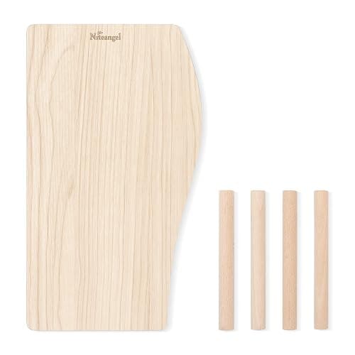 Niteangel Hamster Play Wooden Platform for Dwarf Syrian Hamsters Gerbils Mice Degus or Other Small Pets (Wave - 7'' Height, Burlywood) thumbnail 7