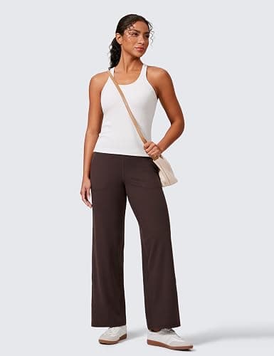 CRZ YOGA Butterlift Wide Leg Pants Pockets 29"/31"/33" - High Waisted Yoga Lounge Buttery Soft Comfy Casual Womens thumbnail 4