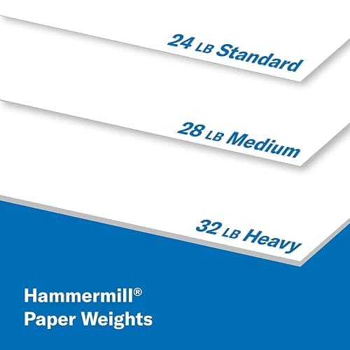 Hammermill Printer Paper, Premium Color 28 lb Copy Paper, 8.5 x 11 - 5 Ream (2,500 Sheets) - 100 Bright, Made in the USA, 102450C, White thumbnail 7