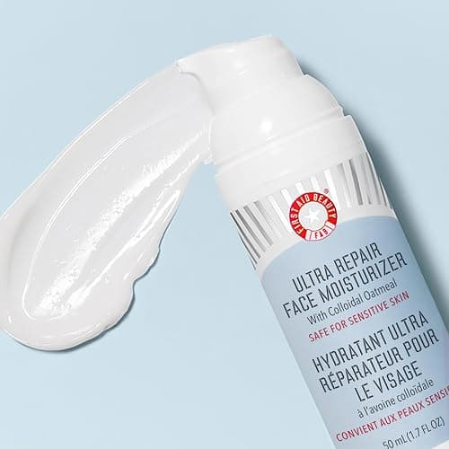First Aid Beauty - Ultra Repair Face Moisturizer, Soothing Face Colloidal Oatmeal, Everyday Lightweight Non-Comedogenic Formula Helps Soften Skin with Ceramides and Shea Butter, 1.7 oz thumbnail 5