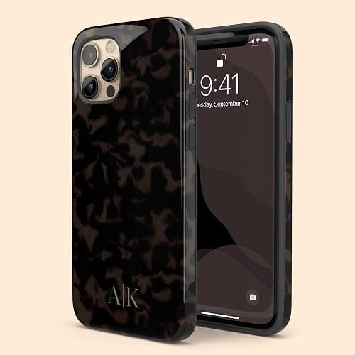 Artisticases Custom Tort Tortoiseshell Initials Name Case, Personalized Name Case, Compatible with iPhone 17 Air, 16 Pro Max, 15 Plus, 14, 13 Mini, 12, 11, X/XS Max, XR, 7/8 thumbnail 6
