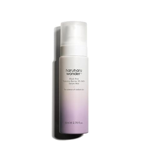 haruharu Wonder Black Rice Probiotics 2% NAD+ Serum Mist, Ultra-Fine Mist, Hydrating & Plumping, Barrier Support, Sensitive Skin, Ceramide, Korean Skincare, Vegan, 2.70 fl.oz - Image 1