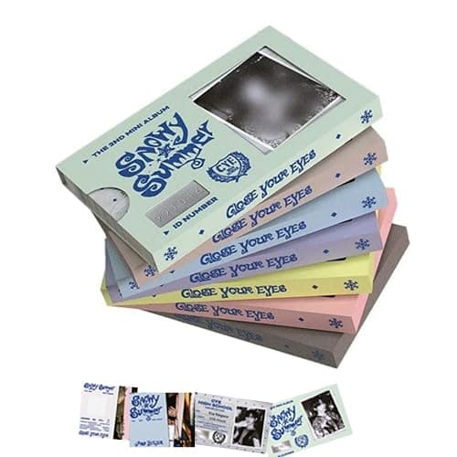 CLOSE YOUR EYES SNOWY SUMMER 2nd Mini Album [ID CARD Random Ver.] QR + Photocard + ID Card (Paint Candy) - Image 1