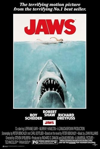 Jaws - Movie Poster - Officially Licensed - 24" x 36" - Image 1
