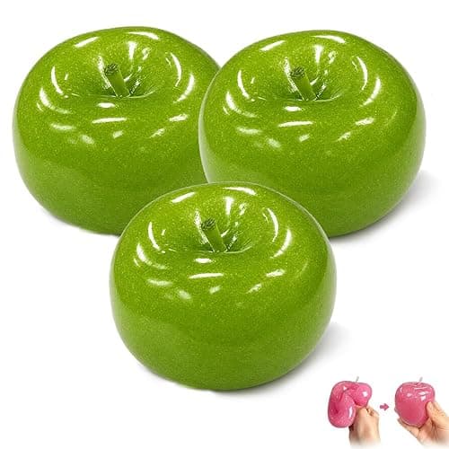 Slush Apple Squishy, Upgraded Portable Soft Squishy Ball (1, Green) | 2026 New, Stress Relief, Portable Design, Soft Texture - Image 1