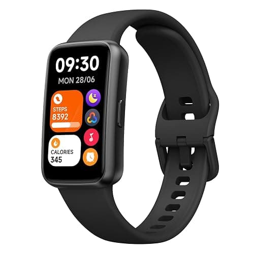 TOOBUR Fitness Tracker Watch, NO APP NO Phone Required, 3ATM Waterproof, Heart Rate/Body Energy/Sleep Monitor, 100 Sports Modes, Step Counter Pedometer Watch, Activity Tracker for Men Women, Black - Image 1