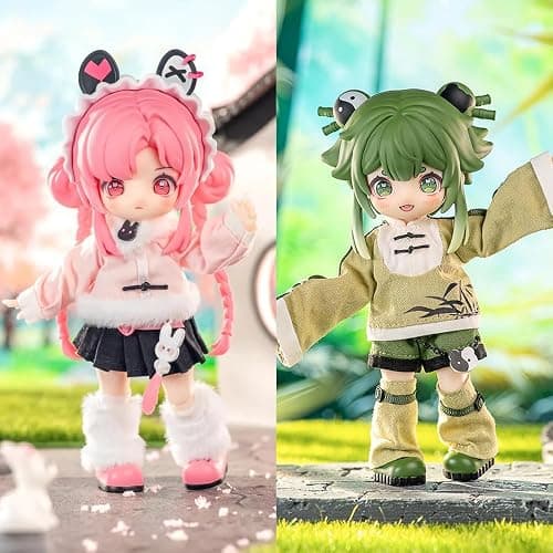 XiDonDon Study Tour Series Blind Box, 1/12 BJD Doll OB11 Size Action Figures, Movable Dolls with Doll Clothes Surprise Gift Toys (Single Box) thumbnail 6