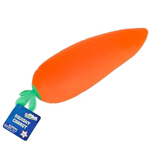 Toymendous Squishy Carrot – Jumbo 11.5 Inch Squishy Vegetable | Giant Stress Relief Toy | Fidget Sensory Food Fun for Kids, Teens & Adults thumbnail 7