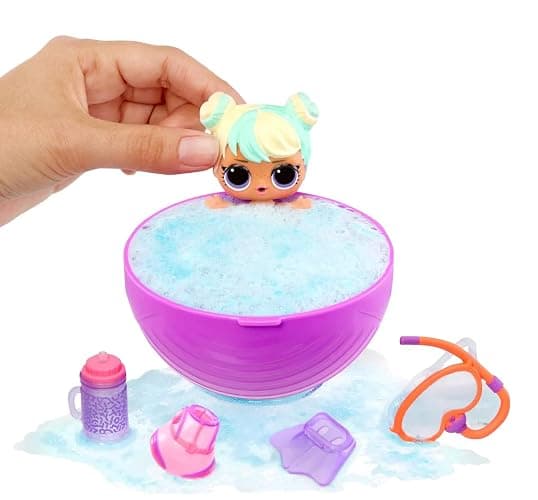 L.O.L. Surprise! Bubble Surprise Dolls- Collectible Doll Accessories, Unboxing, Glitter Foam Reaction in Warm Water- Great gift for Girls age 4+, Pink thumbnail 6