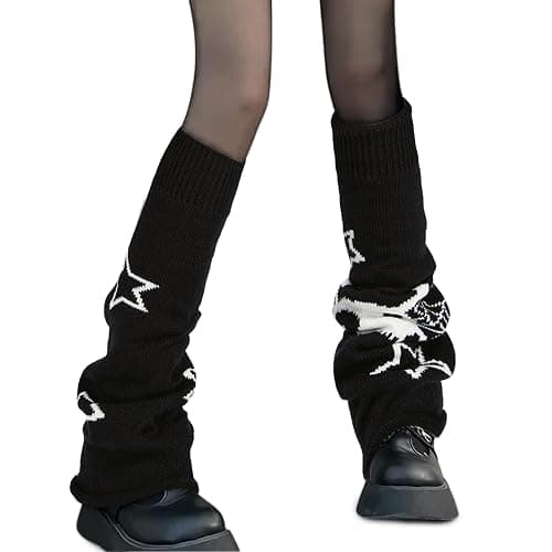 Century Star Leg Warmers for Women Girls Kawaii Y2K Leg Warmers Cutecore Gyaru Leg Warmer Goth Lolita Accessories - Image 1