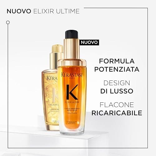 Kérastase, Olio Per Capelli Secchi e Spenti, Anti-crespo, Termoprotettore, Con Olio di Argan, Marula e Camelia, L'Huile Originale Elixir Ultime, 75 ml thumbnail 7