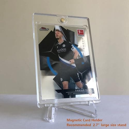 LRANFOW Thickened Acrylic Card Stands Mini Easel Holder, Sports Card Stands, Trading Graded Card Stand for Displaying Pocket Graded Card Challenge Medals Casino Chips, 22 Pack 2.7 Inch Tall Clear thumbnail 5