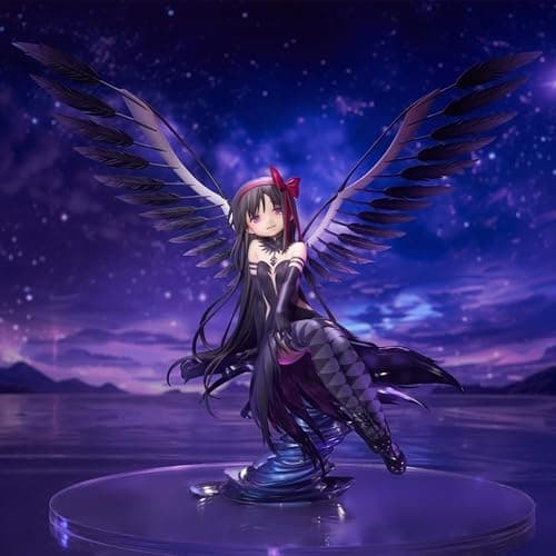QAHEART Anime Akemi Homura Figure Winged Akemi Homura Action Figure Anime Girl Model Statue Figurine Ornaments thumbnail 5