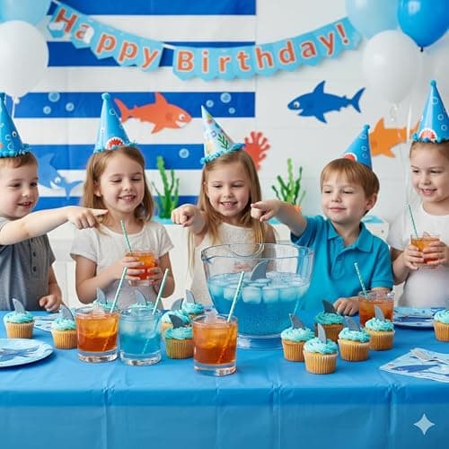 Silicone Shark Fin Ice Cube Tray, 100% Food Grade, BPA-Free Sharkweek Shark Gifts, Dishwasher Safe Silicone, Shark Party or Birthday Gift, Upright-Floating Fin Ice Mold thumbnail 2
