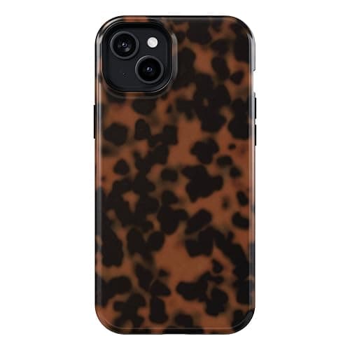 BayPastel X Compatible with iPhone 15/14/13 Case Tortoise Design, [Military Grade Protection], 8FT Drop Resistant Shockproof Heavy Duty Phone Case Cover Women for iPhone 15/14/13 6.1”,Turtle Shell - Image 1