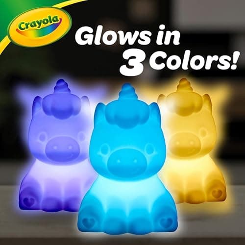 Crayola Light Ups - Unicorn, Reusable Holiday Craft, Glow In The Dark, Unicorn Gift for Kids, Decoration Craft, Toys & Gifts for Kids - Unicorn Figure thumbnail 6