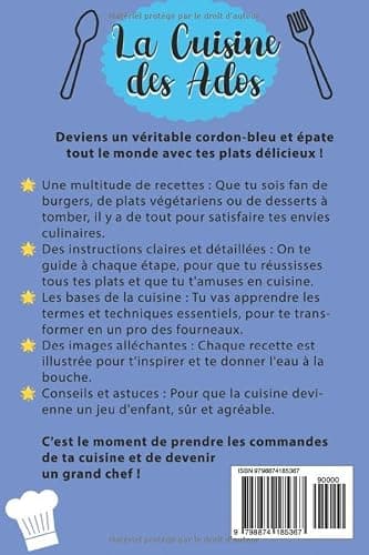 La Cuisine des Ados - 60 recettes faciles: Le livre de cuisine pour adolescents avec des recettes rapides, saines et gourmandes - à partir de 10 ans thumbnail 2