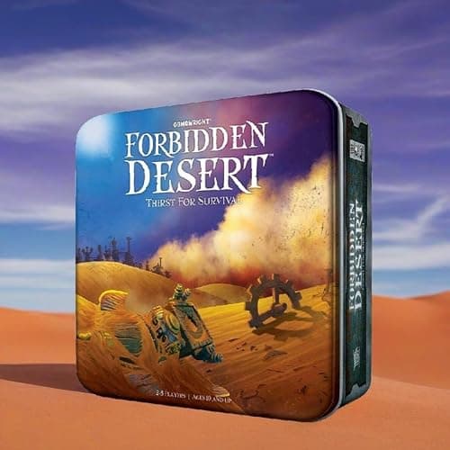 Gamewright - Forbidden Desert Cooperative Survival Adventure Board Game for 2-5 Players – Family Strategy for Ages 10+ thumbnail 2