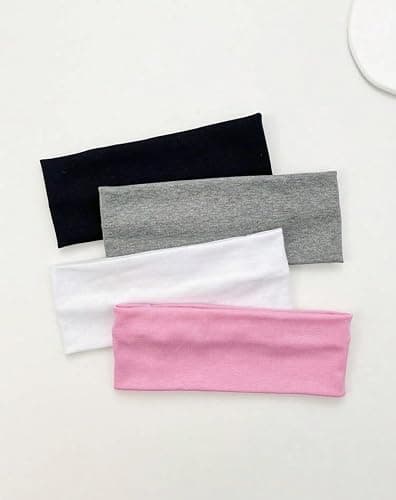 Headbands for Women Non Slip 16 Pack Multicolor Womens Head Bands, Elastic Hair Bands Soft Cotton Cloth Headband for Workout Yoga Sports Fashion Hair Accessories thumbnail 2