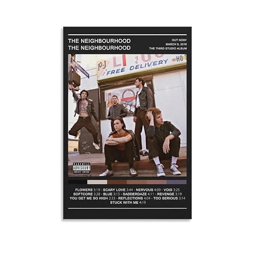 ARTPCE Hard to Imagine The Neighbourhood Ever Changing The Neighbourhood Canvas Poster Wall Decorative Art Painting Living Room Bedroom Decoration Gift Unframe-style12x18inch(30x45cm) - Image 1