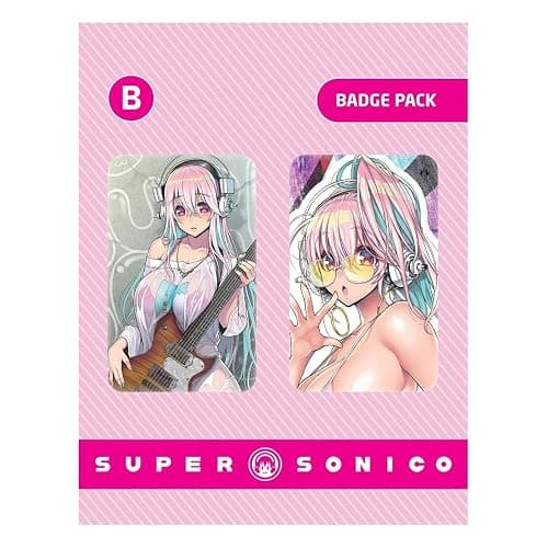 POPBuddies Super Sonico Badge Pack Ver B - Image 1