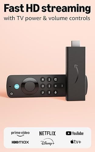 Amazon Fire TV Stick HD, free and live TV, Alexa Voice Remote, smart home controls, HD streaming thumbnail 2