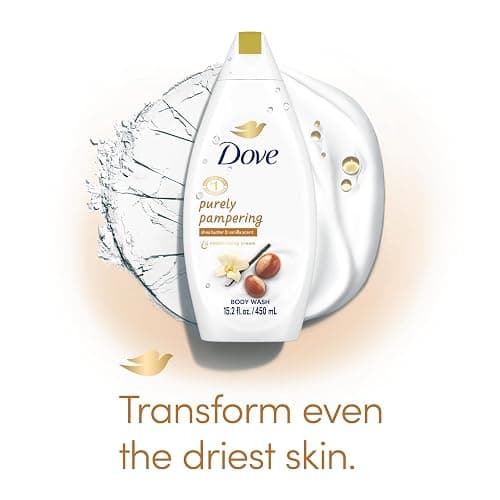 Dove Body Wash 2-Pack – Purely Pampering, Shea Butter & Warm Vanilla for Softer, Smoother Skin, 15.2 Oz Ea thumbnail 3