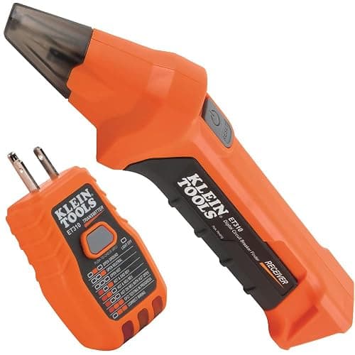 Klein Tools 80064 AC Circuit Breaker Kit with GFCI Digital Circuit Breaker Finder, Non-Contact Voltage Tester Pen and Zipper Bag, 3-Piece thumbnail 8