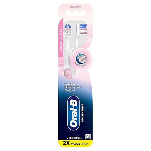 Oral-B Gum Care Sensitive toothbrushes, 2 Count tootbrush Extra Soft, Gentle on Teeth, Gentle on Gums, Extra Soft Tooth Brush, Compact Toothbrush thumbnail 6
